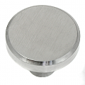 MNG Hardware 88907 1-1/2 Inch Stainless Steel Brickell Large Flat Top Knob
