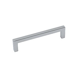 Century Hardware 23588-14 Kai Square Bar- 5 1/16 inches (128mm) cc Pull in Polished Nickel