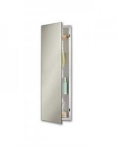 Jensen 735M34WHX Pillar Narrow Body Frameless Medicine Cabinet